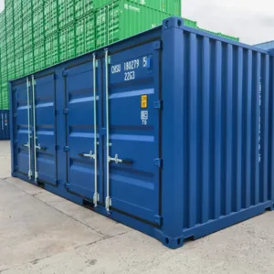 Contentor novo de 20 pés com abertura lateral (Side-Open) AZUL