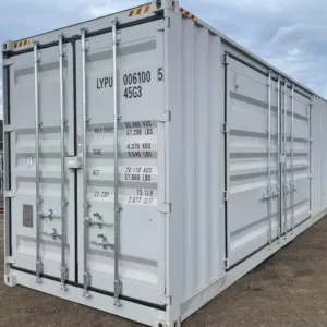 CONTENTOR MARÍTIMO HIGH CUBE DE 40 PÉS COM 2 PORTAS LATERAIS